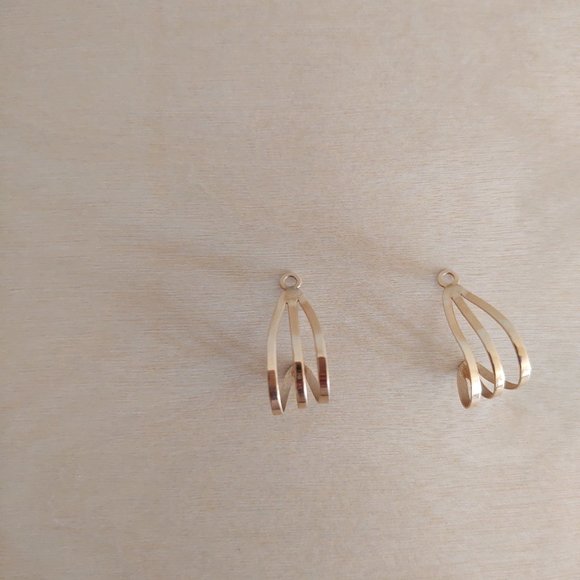 14K Gold Earrings Jacket - www.miradio.com.sv
